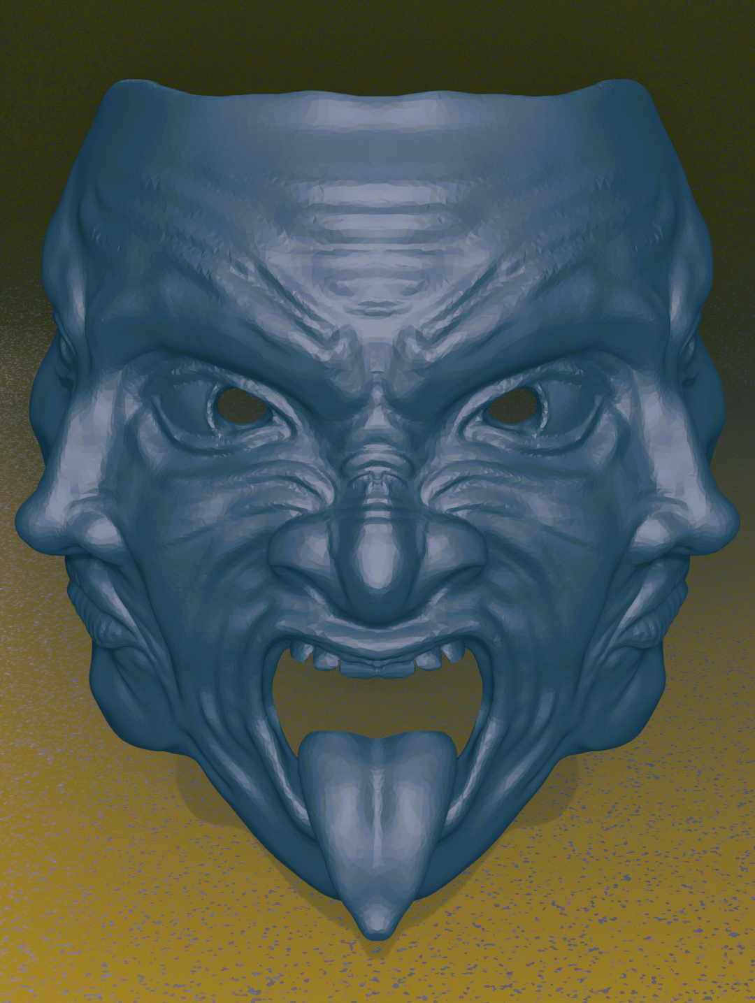 triple face wearable mask